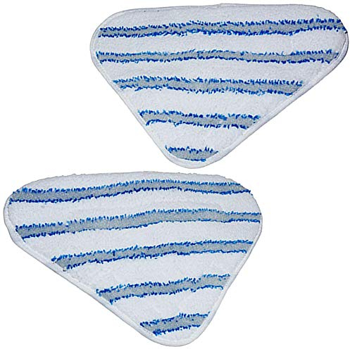 SPARES2GO Type AC33 Textile Pads for Hoover SteamJet Steam Express Steam Cleaner Mop (Pack of 2)