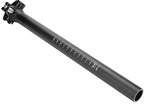 Fahrrad Sattelstütze, 27.2/30.8/31.6mm Carbon Fahrrad Sattelstütze für MTB Mountainbike Rennrad(27.2X350MM)