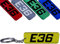 Reskey E36 3er Schlüsselanhänger 316 318 320 323 325 328 M3 Tuning (Gelb)