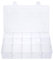 Gospire 15 Large Grids Clear Plastic Jewelry Box Organizer Storage Container with Removable Dividers