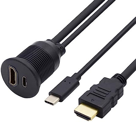 Chenyang USB C to HDMI & VGA Adapter - Multiple Ports, Includes USB OTG & Female Adapter