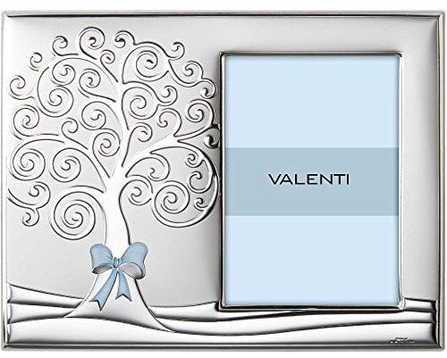 Cornice Albero Della Vita Celeste Valenti&Co foto 10x15 cm retro legno 73130 3XLC