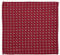 PB Pietro Baldini Einstecktuch für Herren aus 100% Seide - Elegante Einstecktücher für Anzug oder Sakko - 25 x 25 cm - bordeaux silber