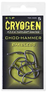 ESP Cryogen Chod Hammer Barbless Hooks: 6