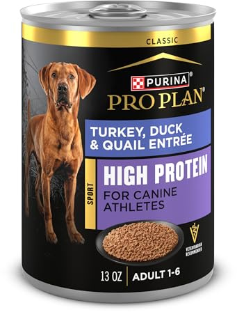 Purina Pro Plan Sport High Protein Dog Food Turkey, Duck and Quail Entree Wet Dog Food - (Pack of 12) 13 Oz. Cans