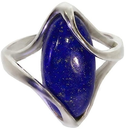 Artipol Ring mit echter Schwarzem Onyx europeische Produktion franz.Stil - Schmuck silbern-rhodiniert - Ref 30-20 - größe 60 (19.1)