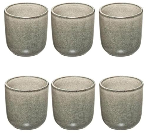 Secret de Gourmet - Lot de 6 Tasses à Café Terre Inconnue 10cl Vert