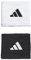 adidas Interval Reversible Wristband, White/Black/2, One Size