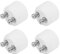 Tbest GU10 auf MR16 Lampenfassung, 4 Stück GU10 auf MR16 Adaptersockel LED-Lichtkonverter Adapter Lampenfassung für LED-Halogenlampe