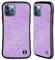 Head Case Designs Offizielle Suzan Lind Violett Pastellfarbener Marmor Hybride Handyhülle Hülle Huelle kompatibel mit Apple iPhone 12 / iPhone 12 Pro