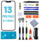 Tpyag For iPhone 13 Pro Max Display, Front Glass Display for iPhone 13 Pro Max 6.7 Inch, Screen Repair Kit with Waterproof Adhesive (Not LCD & Touch Digitizer)