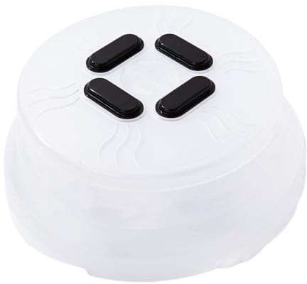 yuwqqoajv Cubiertas magnéticas para microondas, multifuncionales, fáciles de limpiar, seguras y prácticas, tapa magnética de plástico a prueba de salpicaduras para microondas