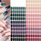 NAILDOKI Nagelfolie, Nagelsticker Nagelkunst Sticker Nail art Selbstklebend, Maniküre Sticker Schöne Mode DIY Dekoration