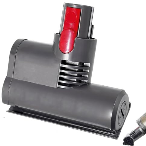 Asdazrxy Mini Turbinendüse für Dyson V7 V8 V10 V11 V15 Staubsauger, Ersatzbürste für Matratze, Sofa, Autositz, Sessel, Entfernen von Milben und Staubwischen