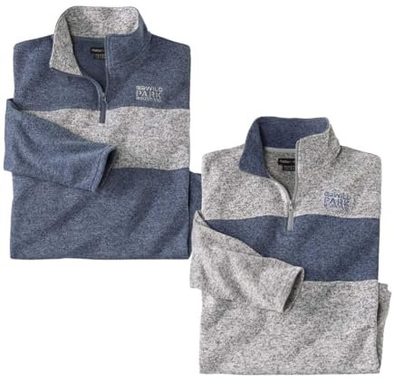 ATLAS FOR MEN - Set di 2 Felpe in Pile - XL