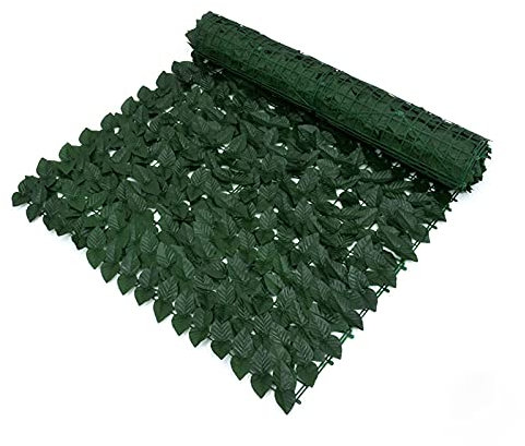 LANSHENGYI Künstliche Abschirmung, Efeu-Blatthecke, Balkon-Abschirmung, Landschaftsbau, Gartenzaun-Paneele, Garten-Terrasse und Hinterhof-Heckenwand im Freien(C,1.5x8m)