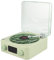 Creative Vinly Record Player Style Bluetooth Speaker, Portable CD Player That Looks Like a Record Player, Wireless Speaker with Ambient Lights, Stereo, Cute Look Gift for Girls