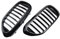 MRNQCB Frontstoßstangen-Kühlergrill Frontnierengrill Für Autos Doppelter Kühlergrill Für Die Motorhaube Schwarz Glänzend Für B&MW 5er G30 G31 G38 2017–2020
