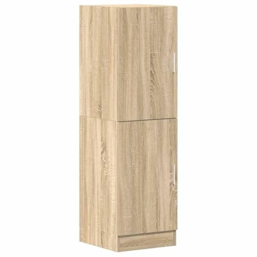 vidaXL Küchenschrank Sonoma-Eiche 38x41,5x131,5 cm Holzwerkstoff, Schrank, Küchenzeile, Beistellschrank, Vorratsschrank, Geschirrschrank, Sideboard