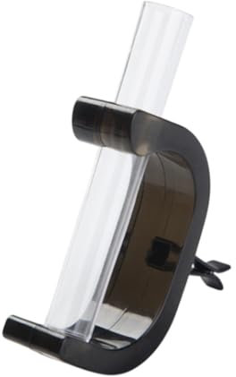 MagiDeal Auto-Vasen-Entlüftungsclip, Auto-Entlüftungs-Charm, elegant, kreativ, tragbar, Geschenkzubehör, Auto-Blumenvasen-Clip, Auto-Dekoration, Schwarz