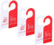 Homoyoyo 6 Letreros De Puerta De Hotel De Doble Cara Letreros De Privacidad Letreros Para Puerta De Hotel Letreros Para Oficina Colgadores De Pomo De Puerta Letrero De &Quot;No