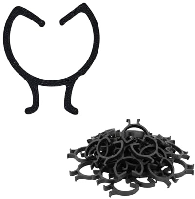 ReallyRecycle Plant Support Clips (40 pack), Black