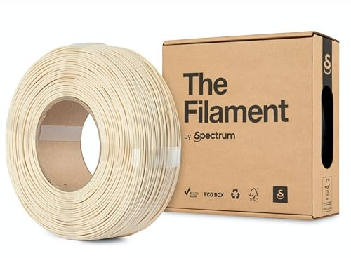 The Filament - Filament ReFill PLA 1.75mm, WOOD ASH, 1kg Spule, 3D Drucker Druckmaterialien, 3D Printer Printing Materials