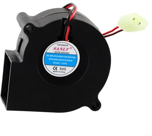 Fire Fan Motor for Dimplex SF6028SL(R), 24V DC 0.07A Electric Fire Fan Brushless Motor Unit DNV20AB for Humidifier/Air Purifier/Refrigerator/Fan Fireplace, for Optimyst for Danville