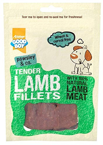 Good Boy Pawsley and Co Tender Lamb Fillets 80g,1 Pack
