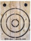 Wooden Axe Throwing Target with Bottle Opener