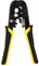 Uvital Dual-Modular Network Cable Cutting Stripping Crimper, Cat 5 Stripper Crimping Tool RJ45 RJ12 RJ11 8P/6P Connectors Hand Tools for Cuts, Strips, and Crimps 2 Type of Plugs in 1