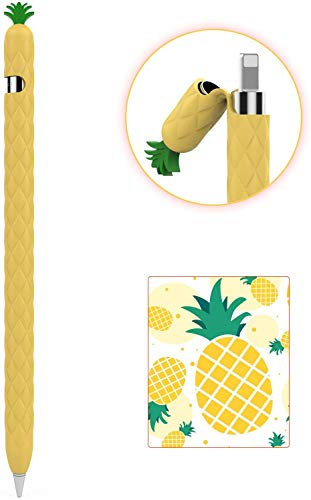 AHASTYLE - Custodia morbida in silicone per Apple Pencil 1 con motivo fruttato