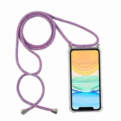 Coque Compatible avec Huawei P20 Pro,Coque avec Cordon,Étuis À Bandoulière Et Cordon Collier Case Portable Cover,Multicolore