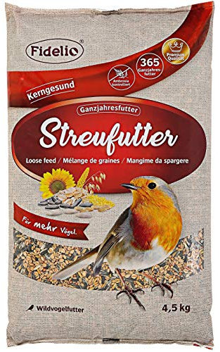 Fidelio Wildvogelfutter, Streufutter, 4,5 kg