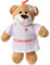 TE-Trend Plüsch Teddybär – Genesungsteddy mit Spruch – Gute Besserung Bär – Kuscheltier Genesungsgeschenk – Glücksbringer Teddy – 24 cm Braun