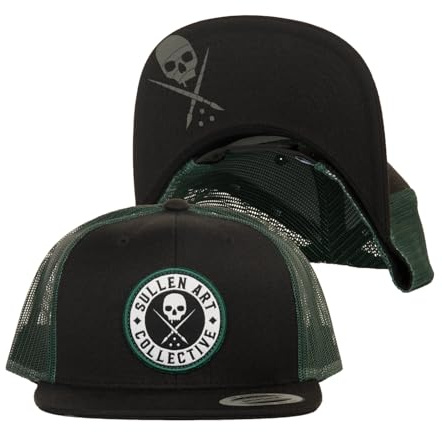 Sullen Men's BOH Mesh Snapback Hat Black/Gray