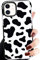 Abbery für iPhone 11 Hülle Kuh Muster Kuhflecken Durchsichtig Druck Weiche klare Transparent mit Design Silikon HandyHülle Stoßfest Gummi Süß Mädchen Schutzhülle Kratzfest Case Cover Shell