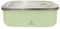 Chic Mic Bioloco Sky Lunchbox aus Edelstahl in der Farbe Light Green mit einem Fassungsvermögen von 800ml, Maße: 20cm x 14cm x 7cm, BSLB103