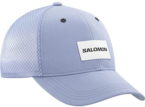 Salomon Trucker Unisex-Mütze, mutige Optik, Vielseitigkeit, Komfort und Atmungsaktivität, Purple, L/XL