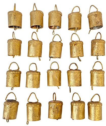 Vivanta Weihnachtsdekorationen - Glocken zum Basteln, Wohnkultur, Weihnachtsglockenornamente, Weihnachtsglockendekorationen, Weihnachtsglocken zur Dekoration - Vintage, kleine Jingle, Hexe und