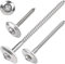 SCREW REBEL TX20 Lot de 100 vis de distribution 4,5 x 80 mm en acier inoxydable A2 avec disque d'étanchéité EPDM Ø 20 mm
