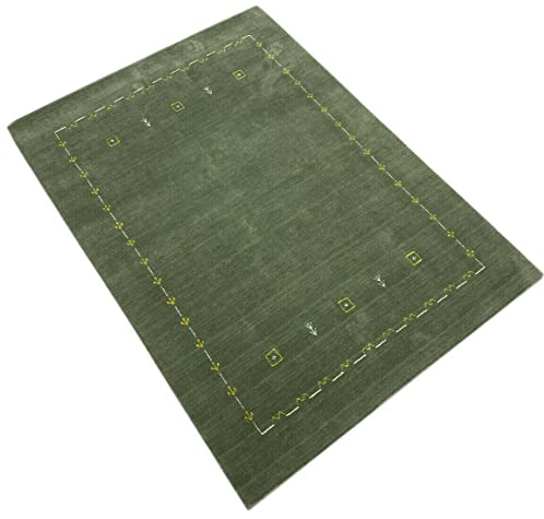 Grau Gabbeh Teppich Viskose Fine Orientteppich Handgewebt 170x240 cm