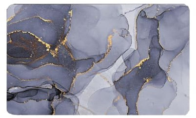 Tobil Badematte rutschfest saugfähig Badvorleger Badezimmerteppich Grau-007 40x60