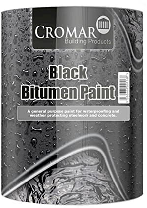 Cromar - Black Bitumen Paint 2.5Ltr
