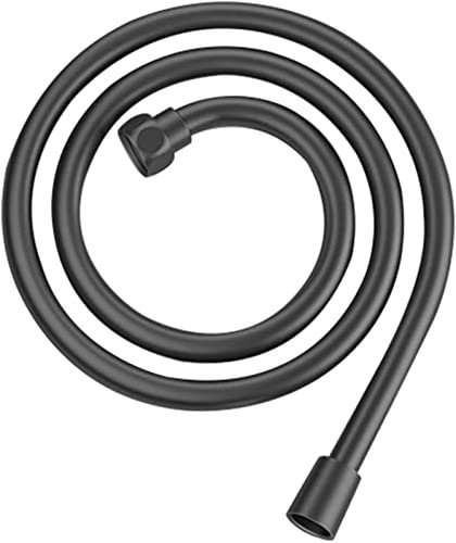 Tuyau de douche lisse en PVC pour salle de bain - Flexible - Anti-enroulement GI/2 - 1 m