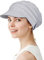 Alnorm Sonnenhut Frauen Sonne Strand Visor Cap UV-Schutz mit breiter Krempe für Strand Hellgrau