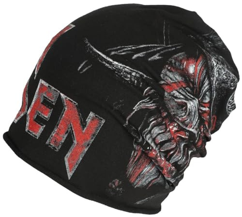 Iron Maiden Unisex Mütze schwarz 95% Baumwolle, 5% Elasthan Band-Merch, Bands, Geschenke