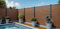 WPC Sichtschutzzaun Premium Modern Rhombus Teak 150mm Gartenzaun | Konfigurierbar | Komplettset 180 cm-5.4