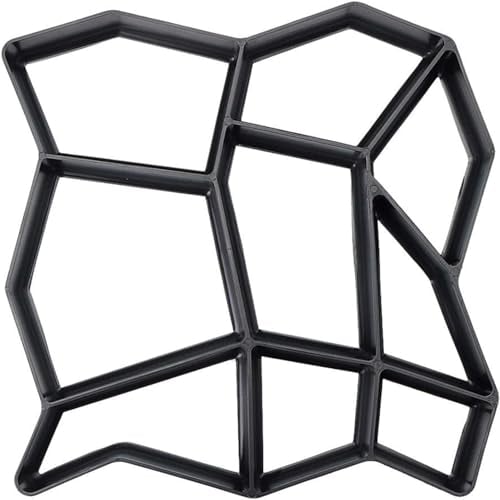 Mosaiksteine ​​Pflasterform DIY Kunststoff Wegmacher Form Pflaster Zement Ziegel Formen Steinboden Straßenbetonformen Pflaster for Garten Haus Terrasse Maker