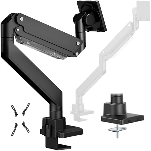 Xantron® HD-MAGS-1 Fully Movable Monitor Mount 1 Monitor up to 57 Inch or VESA 75 x 75-200 x 200 [Heavy & Curved Monitors] Screen Mount, Monitor Desk Mount - Includes Mounting Material